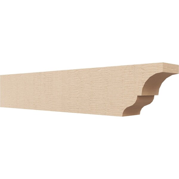 Ekena Millwork 4in. W x 6in. H x 32in. L Asheboro Woodgrain TimberThane Rafter Tail, Primed Tan RFTUR04X06X32ASHRCPR - main